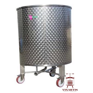 ENOTOSCANA INOX 700 L KEREKES KEVEROTARTÁLY (FCM)