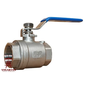 GOLYÓSCSAP INOX ÖNTV 2" B/B