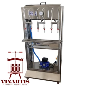 ENOITALIA 6 FEJES KEREKES PALACKTÖLTŐ SZINTÉRZÉKELŐVEL